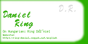 daniel ring business card